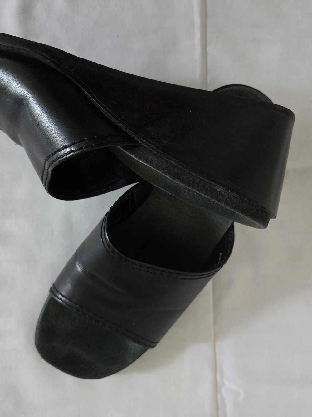 Ladies Black Slide Sandals - Classic Slip-On Comfort
